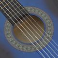 vidaXL Klasická gitara pre začiatočníkov a deti modrá 3/4 36"