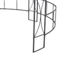 vidaXL Altánok 300x290 cm, antracitový, okrúhly
