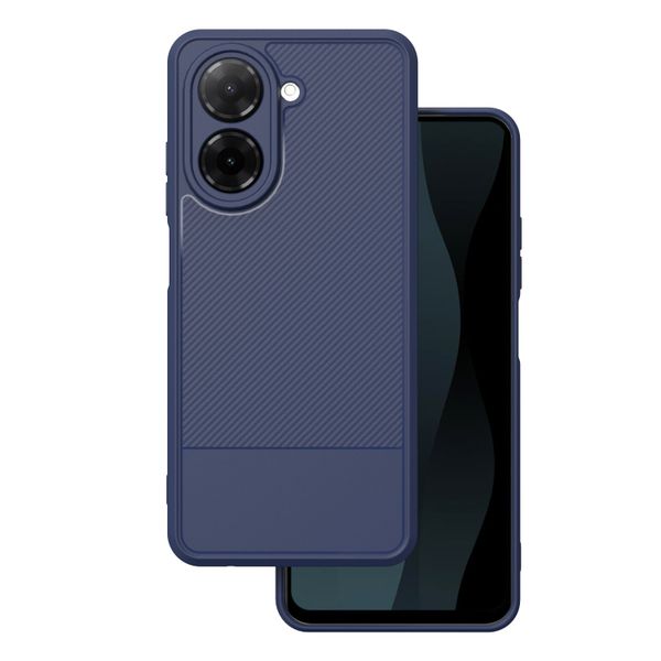 Jednoduché karbónové puzdro pre Xiaomi Redmi A5 Global (173,45 x 79,35 x 8,45) modré