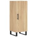 vidaXL Vysoká skrinka dub sonoma 34,5x34x180 cm spracované drevo