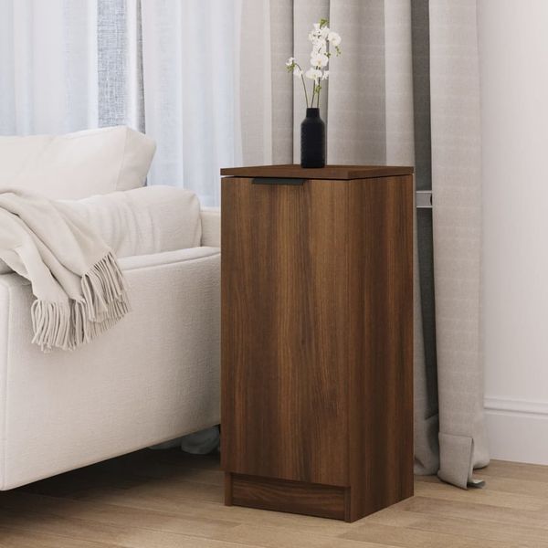 vidaXL Komoda hnedý dub 30x30x70 cm spracované drevo