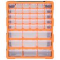 vidaXL Organizér s 39 zásuvkami 38x16x47 cm
