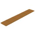 vidaXL Nástenné panely 12 ks hnedé 90x15 cm zamat 1,62 m²