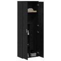 vidaXL Highboard 60 x 35 x 180 cm Kompozitné drevo Čierny dub