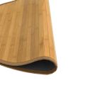 vidaXL Okrúhly koberec prírodný 80 cm bambus