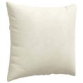 vidaXL Vankúše na pohovku 2 pcs Krémová 50 x 50 cm Kordúrová tkanina