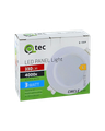 Q-100P LED panel 3W 330lm 4000K biely - kruhový vstavaný Qtec