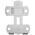 vidaXL Zámok dverí 12 ks Strieborná 70 x 8 mm Oceľ