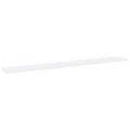 vidaXL Prídavné police 4 ks, biele 80x10x1,5 cm, drevotrieska