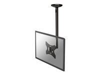 Držiak - plný pohyb - pre Displej LCD - čierna - veľkosť obrazovky: 10"-40" - stropná montáž