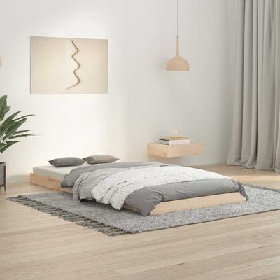 vidaXL Rám postele 90x190 cm jednolôžko masívna borovica