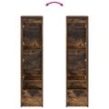 vidaXL Highboard Dub dymový 29,5x34x119,5 cm Upravené drevo