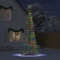 vidaXL LED vianočný stromček 1028 LED farebné 403 cm