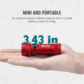 Seeker 4 Mini
(Red) OLIGHT 3.6V 18350 1100mAh Rechargeable
Lithium-ion Battery