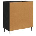 vidaXL Servírovacia skriňa GOTHA Čierny dub 69 x 33 x 76 cm