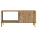 vidaXL Konferenčný stolík Dub artisan 90 x 50 x 40 cm Kompozitné drevo