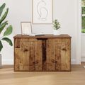 vidaXL Mačka Dom Staré drevo 85 x 55 x 50,5 cm Kompozitné drevo