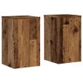 vidaXL Stojany na rastliny 2 ks staré drevo 30x30x50 cm kompoz. drevo