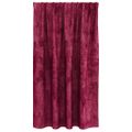 vidaXL Sametové závesy 2 ks vínovo červená 140 x 140 cm Zamat