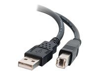 USB A na B kábel - USB 2.0 - čierna - M/M - Kábel USB - USB (M) do USB typ B (M) - USB 2.0 - 5 m - čierna