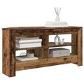 vidaXL RohováTVskriňa 102 x 40,5 x 45 cm Staré drevo Kompozitné drevo