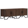 vidaXL TV stolík hnedý dub 122x34x41 cm kompozitné drevo