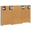 vidaXL Set kabinetov do kúpeľne 3 ks 90 x 10,5 x 50 cm
