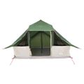 vidaXL Tipi stan 10-miestny Zelená taft