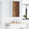 vidaXL Dvierka na umývačku Kalmar Staré drevo 40 x 31 x 80 cm