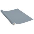 vidaXL Samolepiacia fólia na nábytok sivá 500x90 cm PVC