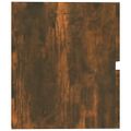 vidaXL Umývadlová skrinka dymový dub 60x38,5x45 cm spracované drevo