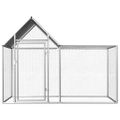 vidaXL Kurín 2x1x1,5 m, pozinkovaná oceľ