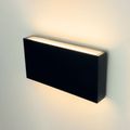 Modee LED čierna nástenná lampa 8W 710lm neutrálna biela (ML-LWL0004)