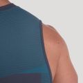 Bezšvové tielko OG1 Grey/Blue - GymBeam, veľkosť XXL