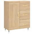 vidaXL Vysoká skrinka dub sonoma 69,5x34x180 cm spracované drevo
