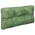 vidaXL Poduška na paletovú pohovku vzor listov 80x40x12 cm látka