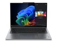 Aura Edition - Copilot+ PC - prevedenie závesu 180 stupňov - Intel Core Ultra 7 - 258V / až 4.8 GHz - Evo - Win 11 Pro - Intel Arc Graphics 140V - 32 GB RAM - 1 TB SSD TCG Opal Encryption 2, NVMe - 14" OLED dotykový displej 2880 x 1800 (2.8K) @ 120 Hz - Wi-Fi 7, Bluetooth - šedá, FIFA - klávesnica: česká/slovenská - s Lenovo Premier Support 3 roky, kompenzácia CO2 0,5 tony (2. generácia)