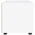 vidaXL TV skrinka VISNES biela 60x40x38 cm, drevo