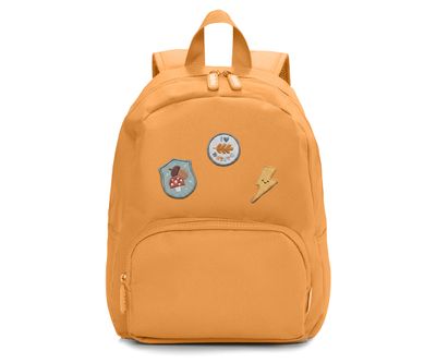 Detský batoh s vymeniteľnými nášivkami Mustard