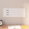 vidaXL Nástenná magnetická tabuľa biela 50x20 cm tvrdené sklo