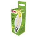 LED žiarovka Filament sviečka / E14 / 3,4 W (40 W) / 470 lm / teplá biela