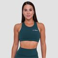 Športová podprsenka Ignite Dark Green - GymBeam, veľkosť L, veľkosť oblečenia L