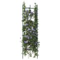 vidaXL Mriežka na paradajky 2 ks 116 cm oceľ a PP