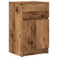 vidaXL Nočné stolíky 2 ks staré drevo 39x35x65 cm kompozitné drevo