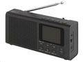 Rádio EMOS P-600B /E0090/ čierne, DAB+/FM, 3 W, Bluetooth, USB vstup