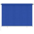 vidaXL Vonkajšia zatemňovacia roleta 205 (Š) x 140 (V) cm modrá HDPE