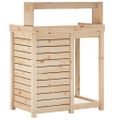 vidaXL Stôl na presádzanie s policami 82,5x50x109,5cm masívna borovica