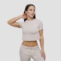 Dámske tričko Cropped Agile Desert - GymBeam, veľkosť L, veľkosť oblečenia L