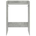 vidaXL Kabinet na práčku Betónová 67,5 x 62 x 97 cm Kompozitné drevo