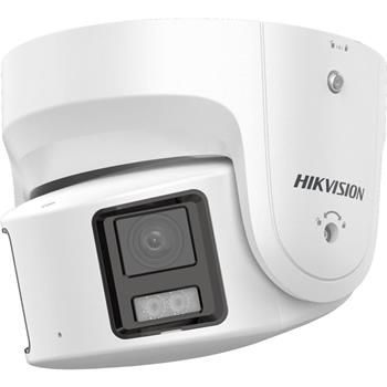 Hikvision 8MPix IP ColorVu AcuSense panoramatická kamera; LED 40m, WDR 130dB, Audio, Alarm, Mikrofon, blikac,